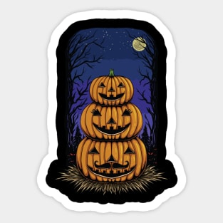 Pumpkin Man Sticker